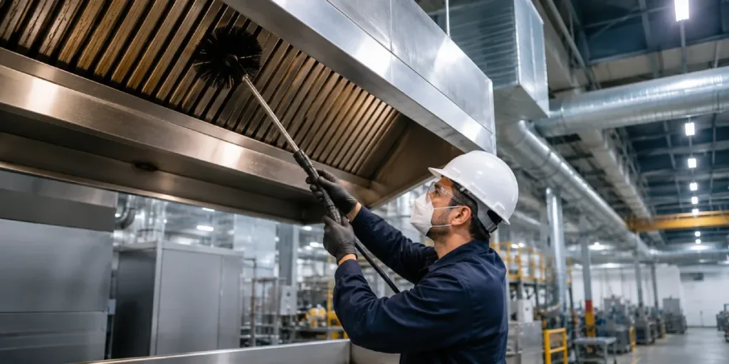 Why Industrial Facilities Should Include Commercial Exhaust Cleaning in Preventive Maintenance Plans