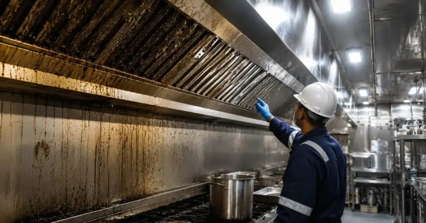 Offshore Marine Galley Hood Cleaning